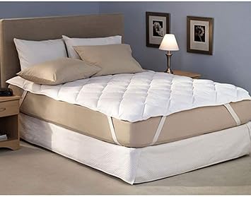 Amer Handicraft Cotton Waterproof Mattress Protector - King Size, White - 72 x 78