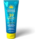 Ocean Potion SPF 30 Sunscreen Body Lotion, Broad Spectrum UVA/UVB Protection with Aloe and Vitamin E, Water-Resistant Non-Greasy, 6.8 oz