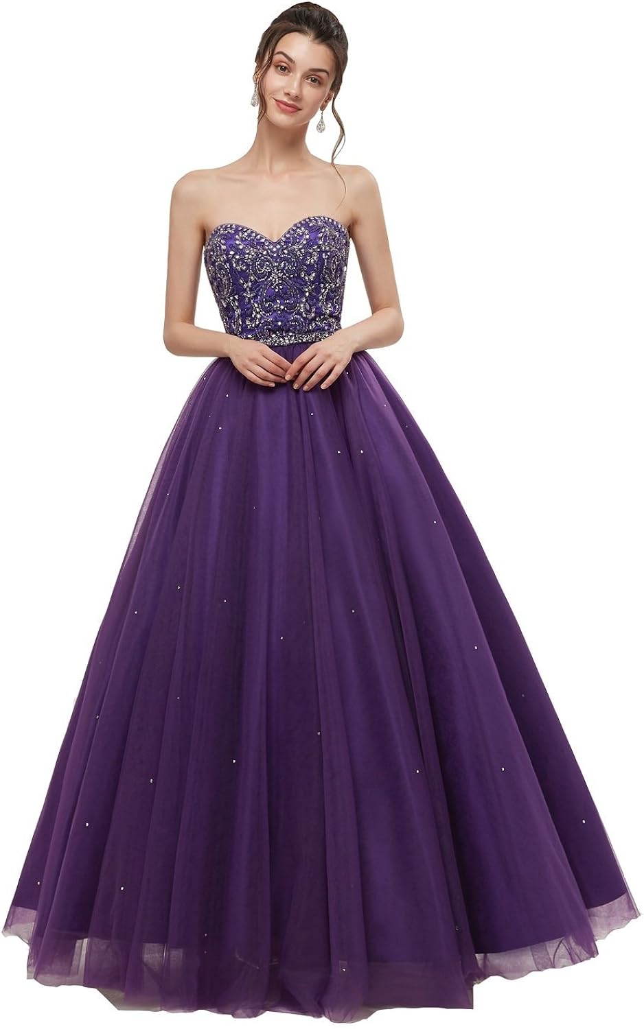 purple cocktail dresses