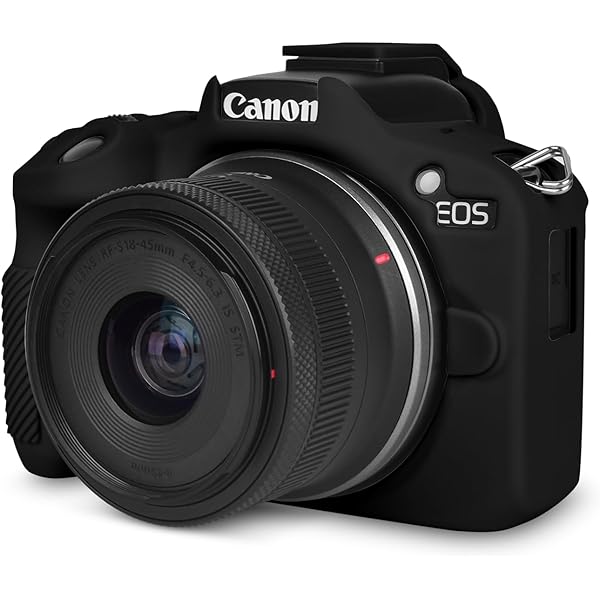 Rieibi Custodia EOS R8, Custodia Protettiva in Silicone Morbido per Fotocamera Canon EOS R8 EOSR8, Custodia Leggera per Fotocamera EOS R8 - Marrone Scuro (Camuffare