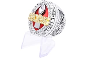 guancrown Fantasy Football Ring 2025 Award Prize Trophy Sports Winner FFL Championship Ring With Box