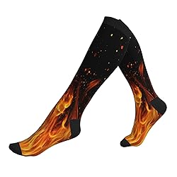 aipoase Fire Compression Socks Knee High