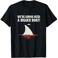 T-shirt « We're Gonna Need A Bigger Boat » – Design Graphique Inspiré Des Dents De La Mer