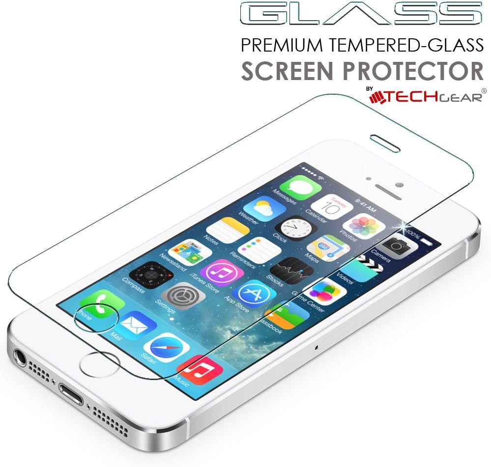 TECHGEAR [2 Pack GLASS Edition for iPhone SE 2016 / 5s / 5c / 5 - Image 4