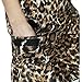 SAFS Men's Board Shorts Animal Print Surf Pants Leopard Brown White