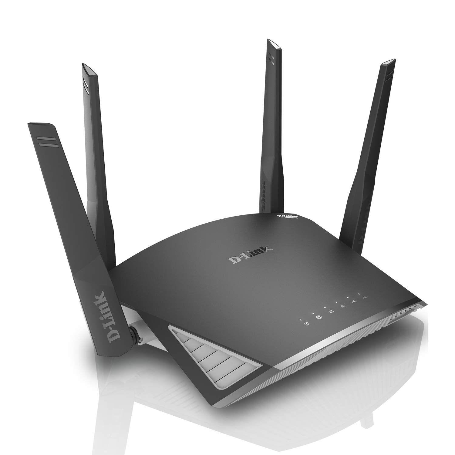 D-Link DIR‑2660, EXO AC2600 Smart Wi‑Fi Router, Dual Band, 802.11 AC Wave 2 with MU-MIMO, Alexa Compatible, Black
