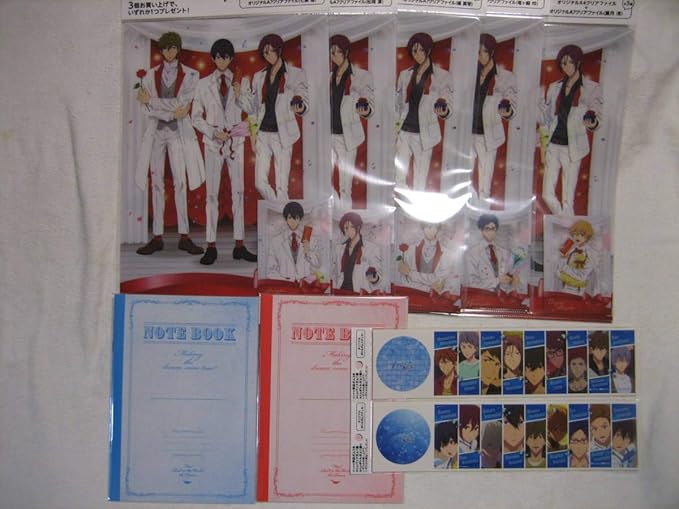 Amazon Co Jp Free Road To The World 夢 クリアファイル 全５種 ボトルガム ステッカー 全2種 ノート全２種 ロッテ イオン ホビー