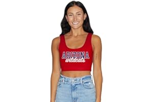 Lojobands Women's College Gameday Outfit Tank Top Tailgate Crop Top One Size Fits Most