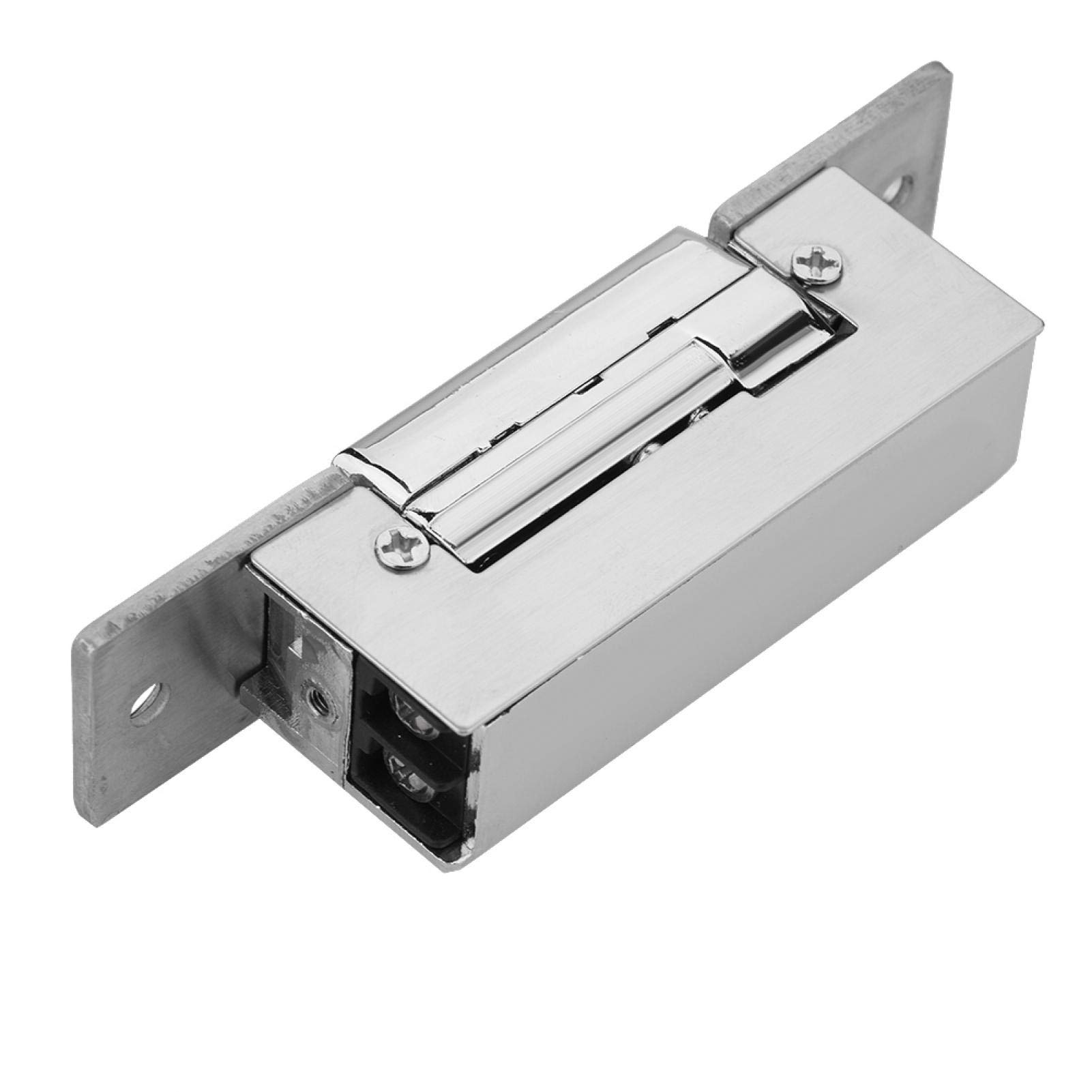 Electric Strike Lock, Electronic Lock, Adjustable Mortise Mounted Easy to Install for Office Building High Hardness Stainless Steel Doors,Wooden Doors More Safe