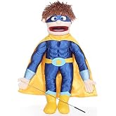 25" Superhero, Peach Boy, Full Body, Ventriloquist Style Puppet