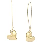 Robert Lee Morris Soho Jewelry Women's Heart Dangle Earrings