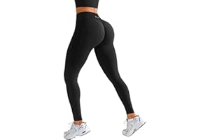 BRXL Butt Lifting No Front Seam Workout Leggings for Women Tummy Control High Waist Seamless Gym Yoga Running Leggings