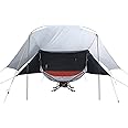 Portable Hammock with Stand, World's Best Mock ONE® Hammock Samsara Set, Compact Folding Framed Hammock with Mosquito Net, Tarp for Hiking, Camping, Backpacking, Travel, Backyard, Beaches- Orange