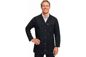 STATICTEK ESD Jacket with Snap Cuff - Level 3 Certified Anti-Static Smock - Lightweight Protective Workwear for Electronics & Labs