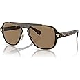 Versace Man Sunglasses Black Frame, Dark Grey Lenses, 56MM
