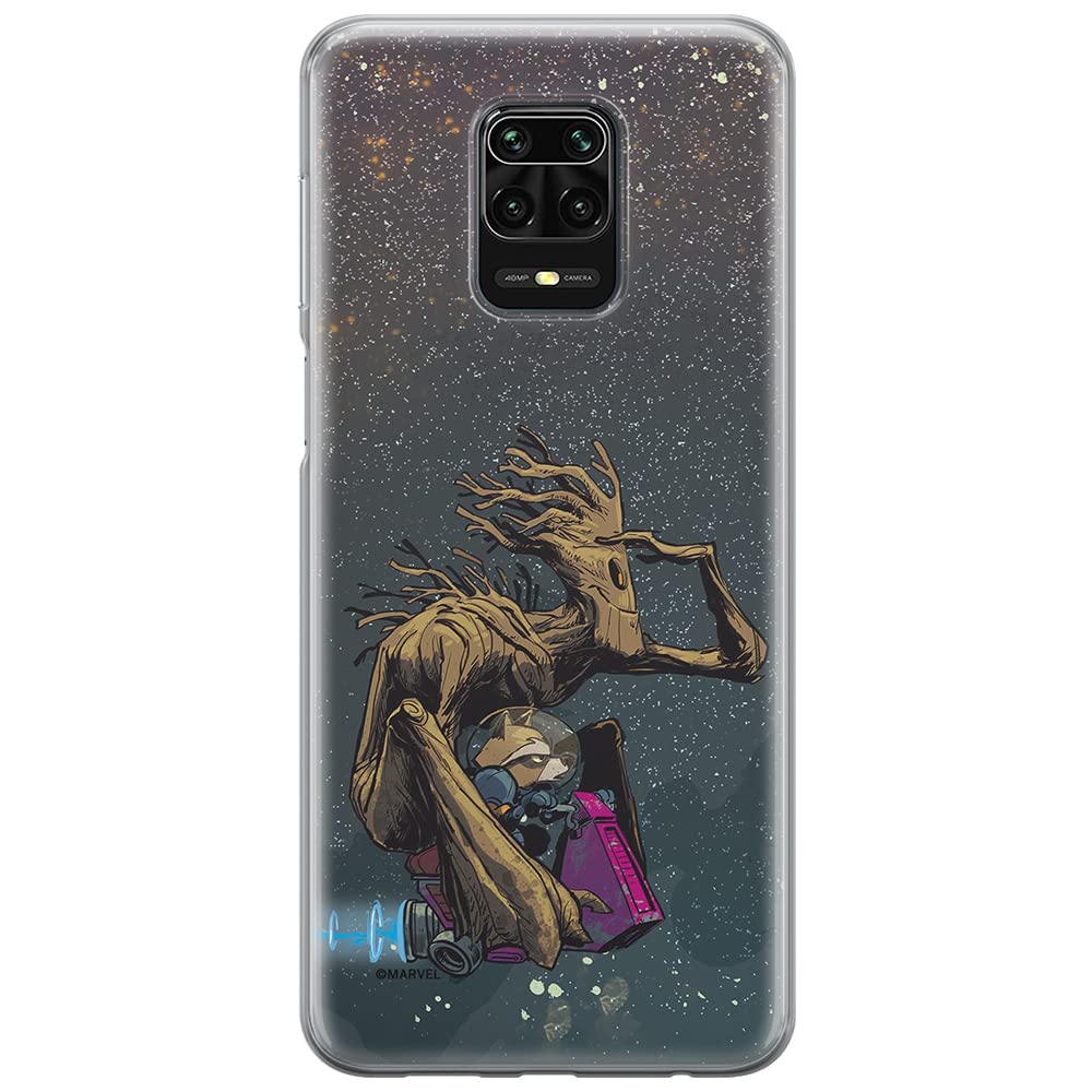 ERT GROUP mobile phone case for Xiaomi REDMI NOTE 9 PRO/ 9S original and officially Licensed Marvel pattern Guardians of the Galaxy 004 adapted to the shape of the mobile phone, case made of TPU