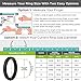 Rinfit Silicone Wedding Ring Sets - Soft, Stackable & Thin Silicone Rings for Her - Womens Rubber Wedding Rings - SetF, Size 6