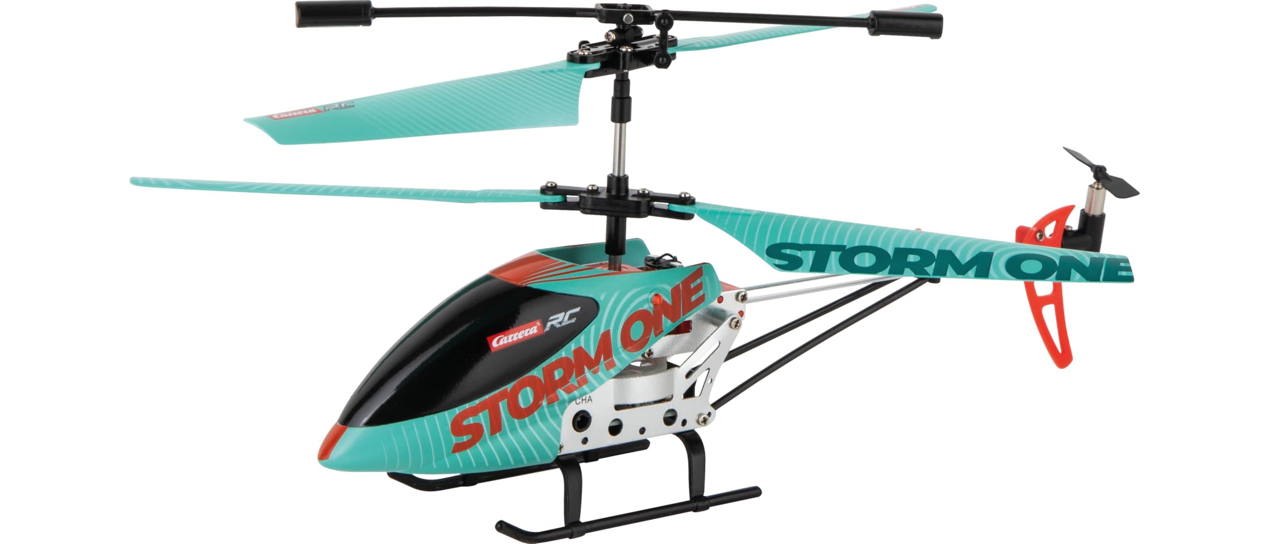 Carrera RC 370501053-2,4 GHz Storm One RC Helicopter - With Precise 2.4GHz Control - With Auto Take Off and Landing - 19.5cm in length
