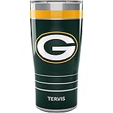 Tervis Traveler NFL Green Bay Packers - MVP Triple Insulated Tumbler Travel Cup Keeps Drinks Cold & Hot, 20oz, Stainless Steel