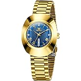 OLEVS Womens Watches Gold Diamond Tungsten Steel Luxury Dress Classic Ladies Calendar Week Wrist Watches for Women