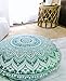Popular Handicrafts Mandala Round Hippie Floor Pillow Cover | 100% Cotton Luxury, Artisan Room Décor for Your Living Room, Bedroom | Screen Printed Design 32