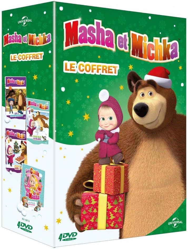 Masha Et Michka Tous Sur La Glace Masha et Michka-Le Coffret : Les Trois Mousquetaires + Tous sur la