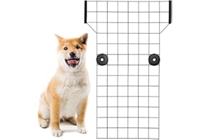 KOOLTAIL Dog Car Barrier - Front Seat Pet Vehicle Barriers Adjustable Steel,Safety Guaranteed Dogs and Passengers for Cars＆SUV's, for Small and Medium Dogs
