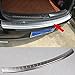 Stainless Steel Rear Bumper Sill Plate Guard Cover Trim Fit for Porsche Macan 2016 2017