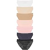 Victoria's Secret Women's Seamless Bikini Underwear, Moderate Coverage Panties for Women, Multi Pack (XS-XXL)