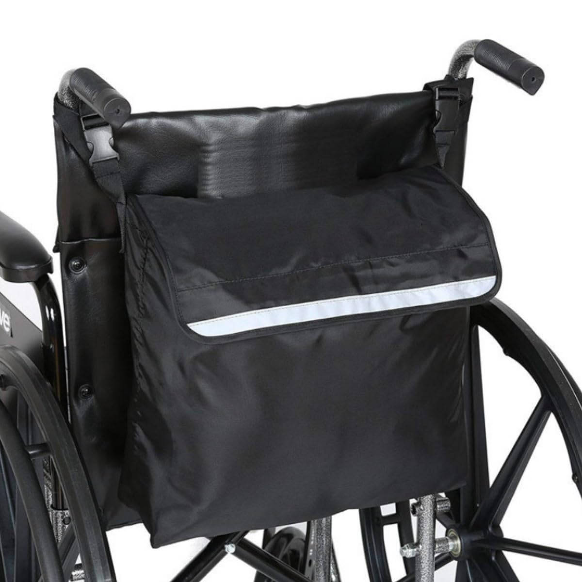 HOUSON Wheelchair Backpack, Wheelchair Bag Rollator Bag Carry Pouch Waterproof for Wheelchair