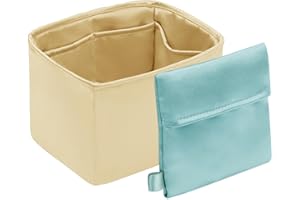 JLYZ Moon Silky Bag Insert Organizer 3 Set Fit for Picotin 18/22, Silky Liner and Storage Pouch, Fit for Hermes Picotin 18(PC