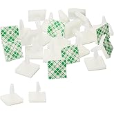 PATIKIL Sticky PCB Spacer, 24 Pcs Adhesive Standoffs 0.19" Supporting Height Adhesive Insulated Standoffs for PCB PC Board Su