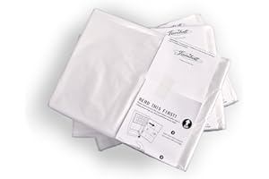 Janibell 330R10B Polyethylene Continuous Waste Can Liner for 330 Series Waste Disposal Systems, Flat Seal, Clear, 0.7 Mil (Pack of 10 Rolls, up to 50 Bags per Roll)