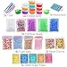 Upside Up Slime Kit & Supplies (Containers, Charms, Fishbowl Beads, Foam Balls, & More!) | DIY Fluffy, Cloud & Clear Premade Slime Making Gifts for Kids Boy & Girl Ages 4, 5, 6, 7, 8, 9, 10 Year Old
