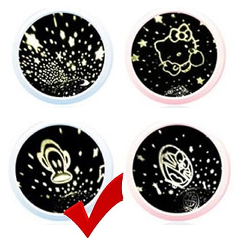 Proyector de estrellas lámpara de luna luz de noche estrellada luz ...