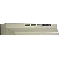 Broan-NuTone F403008 Two-Speed Four-Way Convertible Range Hood, 30-Inch, Almond