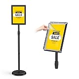 Hemndic Sign Stand Holder 8.5x11 Inches, Stand Up