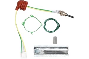 STDKDFW Glow Plug Repair Kit,12V 2KW Air Diesel Parking Heater Part Kit with Removal Fitting Tool +Glow Plug+ Ceramic Gaskets Strainers for Webasto Eberspacher D2 D4 D4S 75w-98w(12V 2KW)