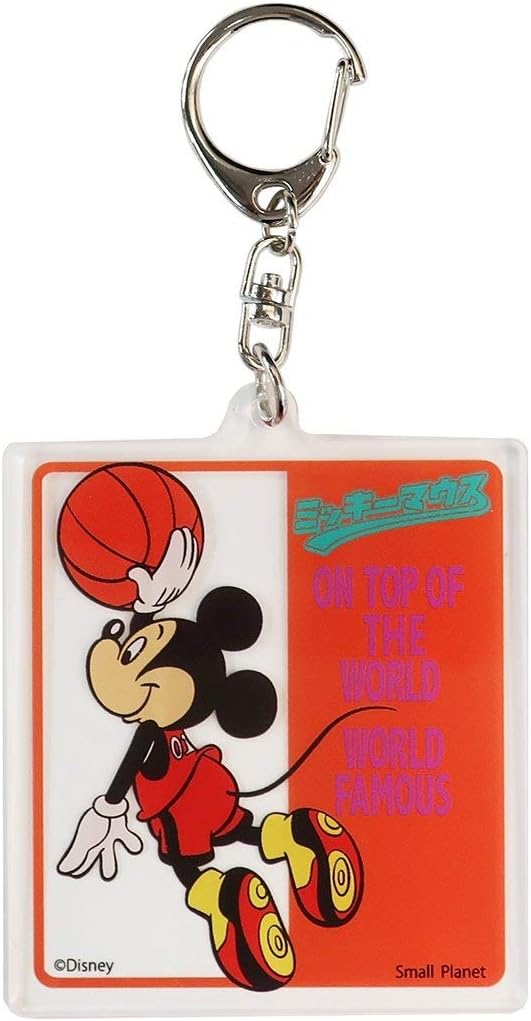 Amazon ディズニー アクリルキーホルダー ミッキーマウス バスケットボール Apds4935 レッド アニメ 萌えグッズ 通販