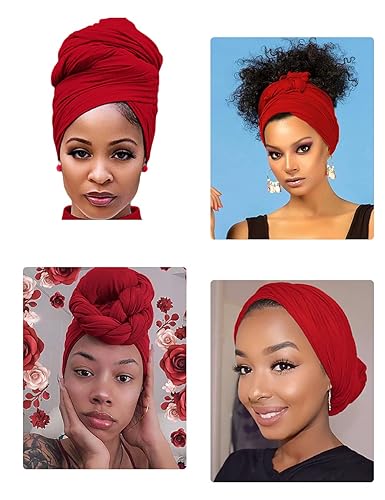 African Head Wraps Hair Turban Women Harewom Head Wraps For Black
