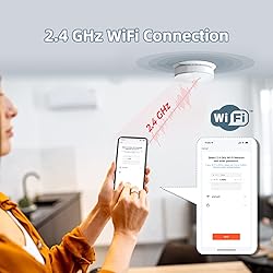 SITERWELL 2.4G WiFi Smoke Detector Carbon Monoxide