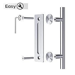 EaseLife 12" Stainless Steel Sliding Barn Door