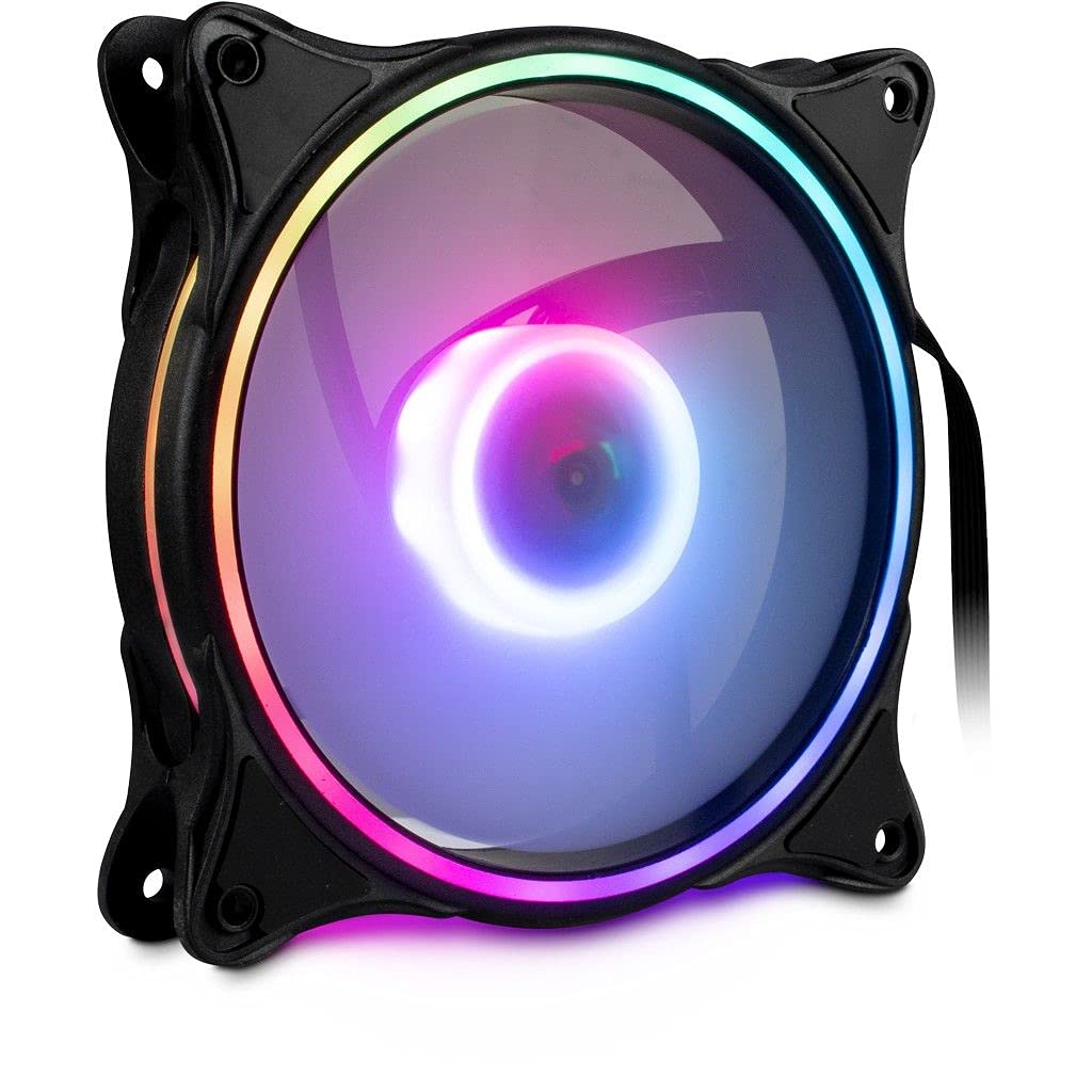 Inter-Tech 120 x 120 x 25 Argus RGB-Fan Set RS-08, 3X Retail