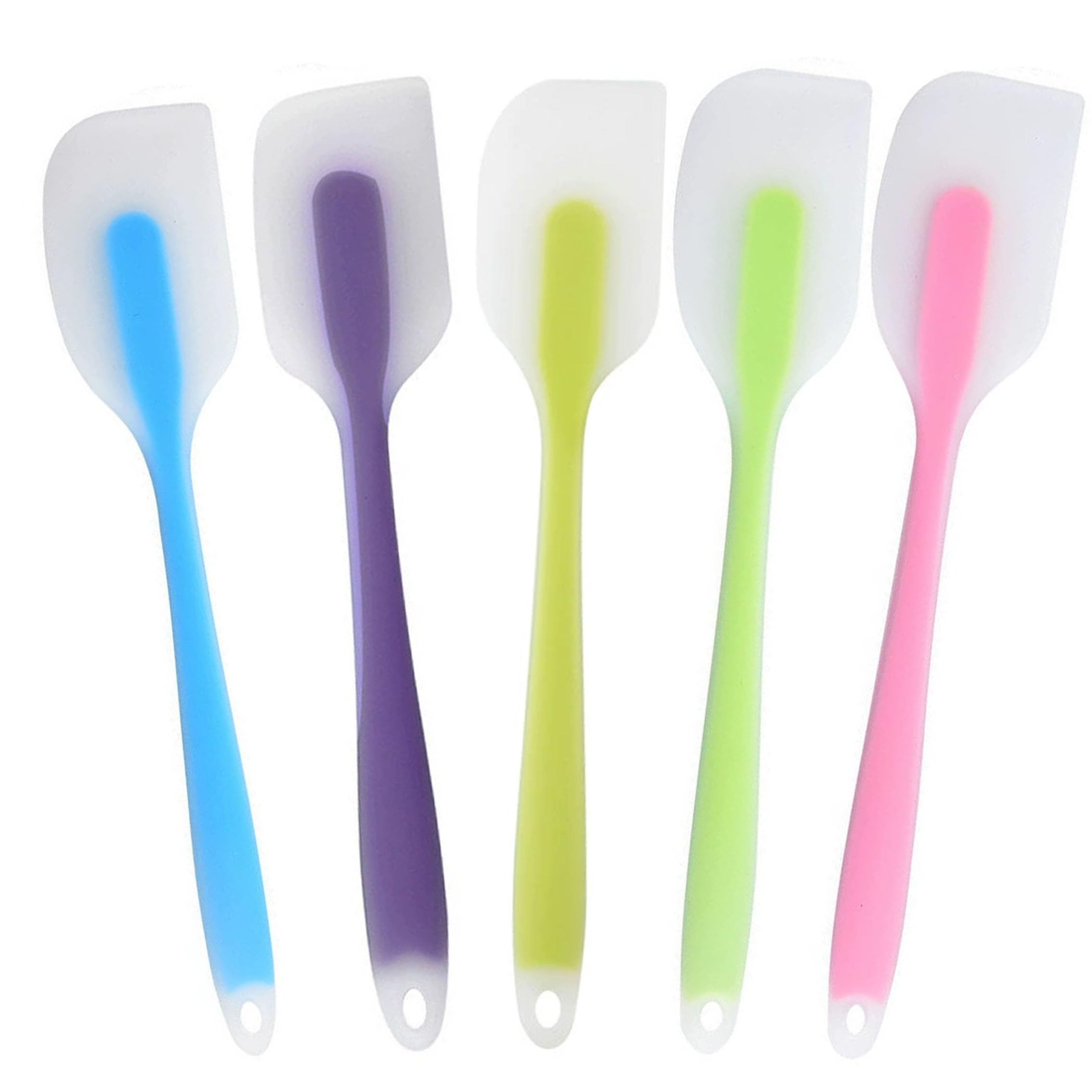 Photo 1 of 4 Pcs Silicone Spatula Set of 3,Small Rubber Spatula Spatula,8 Inch Baking Mixing Tool for Nonstick Cookware Cooking Heat Resistant Baking Spoon (small 5PCS)