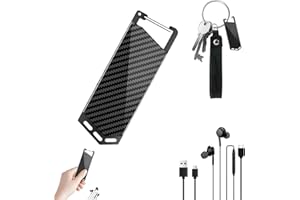 FOZIMOA Digital Voice Recorder, 64GB Portable Voice Recorder Type C Flash Drive with Keychain and Clip for Study, Work, Meetings, Lectures, Interviews etc