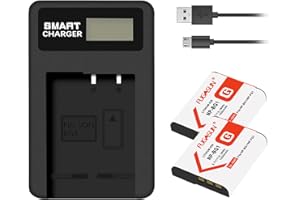 2 pcs NP-BG1 NPBG1 NP-FG1 NPFG1 Battery with Charger for DSC-H10 H20 H50 H55 H70 H90 DSC-HX9V HX10V HX20V HX30V DSC-T20 T100 