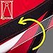 Himal Portable Assemble PVC Framed CornHole Game Set with 8 Bean Bags and Carrying Case (3 x 2-feet)