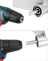 QWORK Electric Mortar Grout Gun All Metal Caulking Gun 4 Nozzles view 5