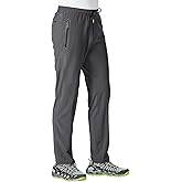 BGOWATU Men's Sweatpants Zipper Pockets Joggers Lightweight Quick Dry Breathable Hiking Pants