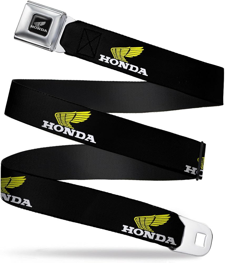 BuckleDown Seatbelt Belt HONDA Motorcycle Curved Logo